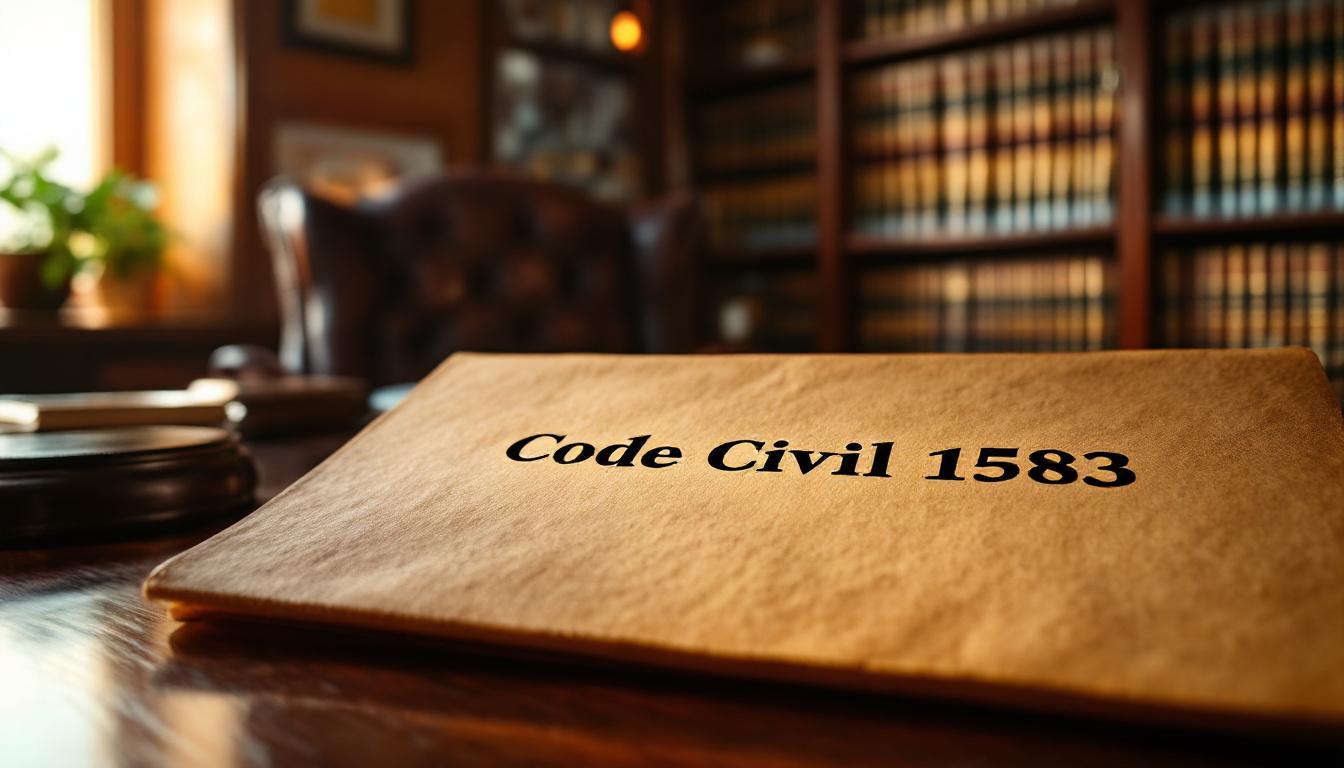 Comprendre le 1583 - code civil et ses implications actuelles